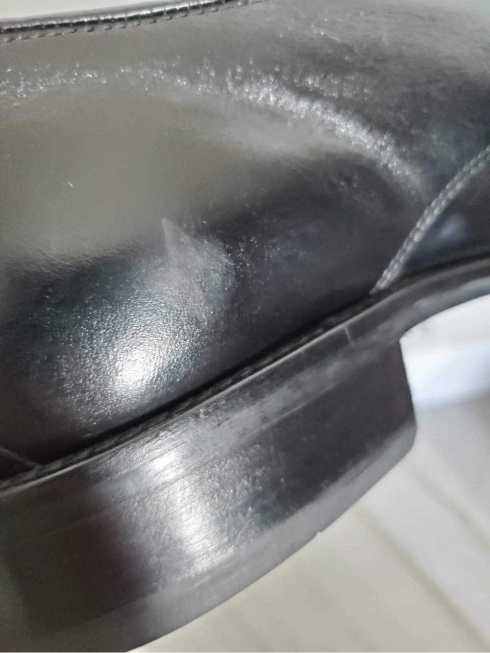 Cole Haan Grand OS Mens Size 10.5 Black Leather Cap Toe Oxfords Dress Shoes - Picture 12 of 12